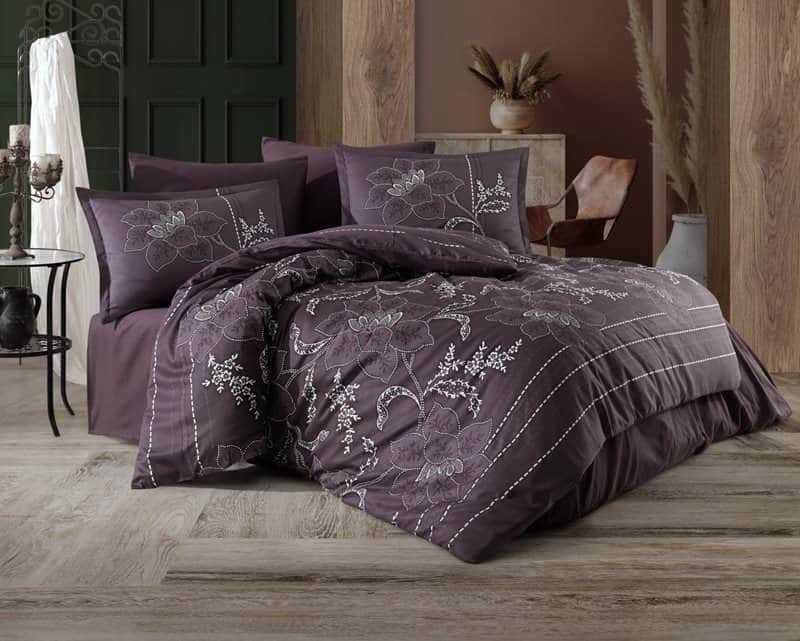 סט מצעים זוגי 160/200 100% כותנה סאטן דגם Moyo v1