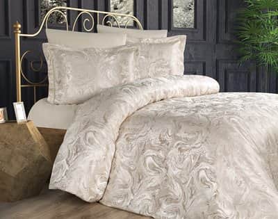 2 סט מצעים יחיד 90/200 ברוקד דגם טוסקנה זהב