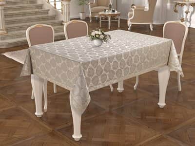 מפה שולחן יוקרתית דגם NAPOLI קרם החל מ-