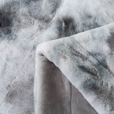 שמיכת קטיפה יחיד דגם מינק אקסלוסיב יוקרתית גודל : 150/200 צבע אפור