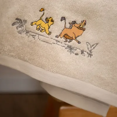 מגבת לתינוק/ילדים 100/120 100% כותנה מלך האריות מבית ורדינון