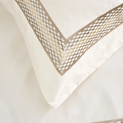 2 סט מצעים יחיד 90/200 דגם NOBILITY קרם