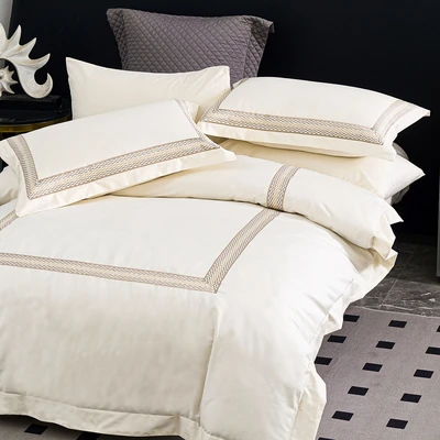 2 סט מצעים יחיד רחב 100/200 דגם NOBILITY קרם