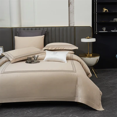 2 סט מצעים יחיד 90/200 דגם NOBILITY מוקה