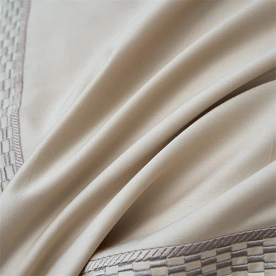 סט מצעים זוגי 160/200 דגם NOBILITY מוקה