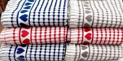 4 מגבות מטבח איכותיות, 40/60 ס"מ במבחר צבעים