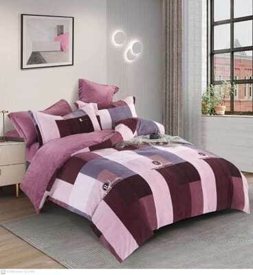 סט מצעים למיטה וחצי קטיפה 120/200 דגם FL-206