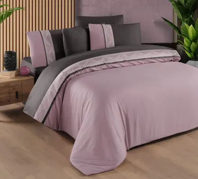 2 סט מצעים למיטה וחצי 120/200 100% כותנה סאטן רויאל דגם Peli v1