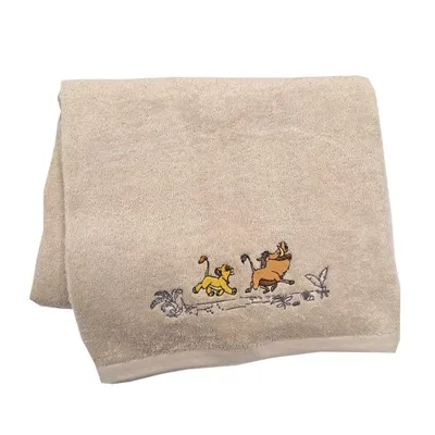 מגבת לתינוק/ילדים 100/120 100% כותנה מלך האריות מבית ורדינון