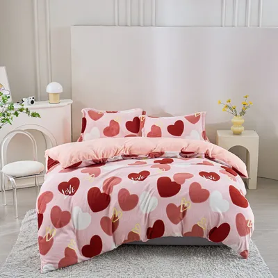 סט מצעי קטיפה יחיד 90/200 דגם Lapland Velvet צבע 200