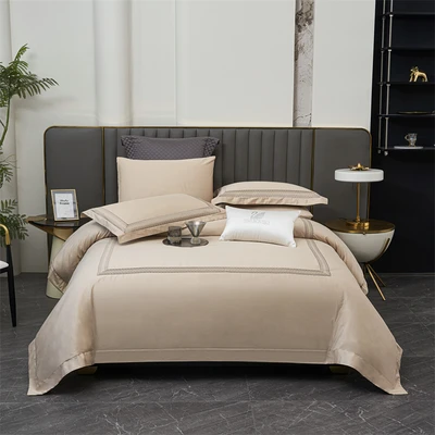 2 סט מצעים יחיד 90/200 דגם NOBILITY מוקה