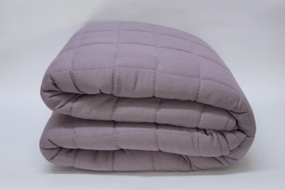 שמיכת קיץ זוגית 200/220 100% כותנה ג'רסי סגול LILA